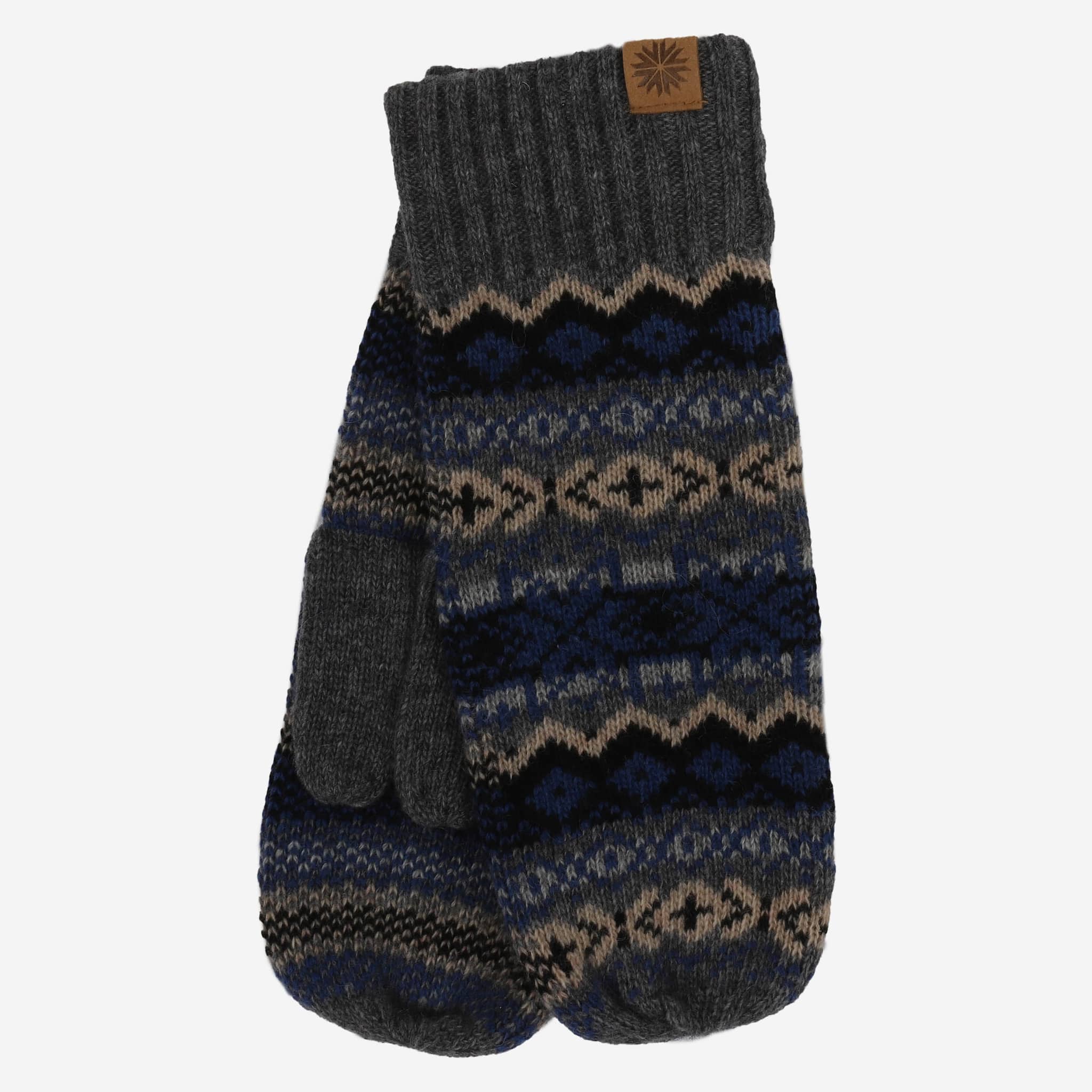Skrúður wool blend Nordic mittens  